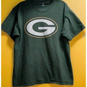 Aaron Rodgers #12 Green Bay Packers NFL Pro Line Men’s Large T-Shirt Green EUC